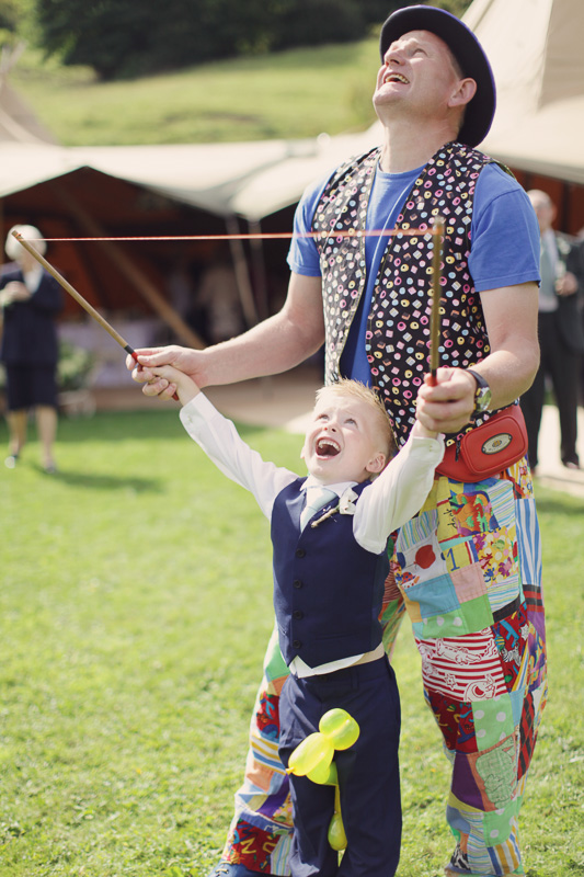 Sasha lee photography takes an image of a boy during a circus workshop